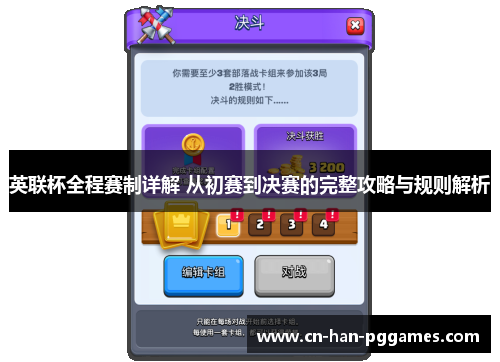 英联杯全程赛制详解 从初赛到决赛的完整攻略与规则解析 英联杯全程赛制详解 从初赛到决赛的完整攻略与规则解析