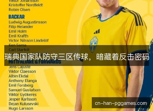 瑞典国家队防守三区传球，暗藏着反击密码